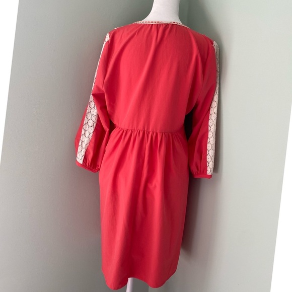 Umgee Coral Lace Flowy Dress - Picture 3 of 3